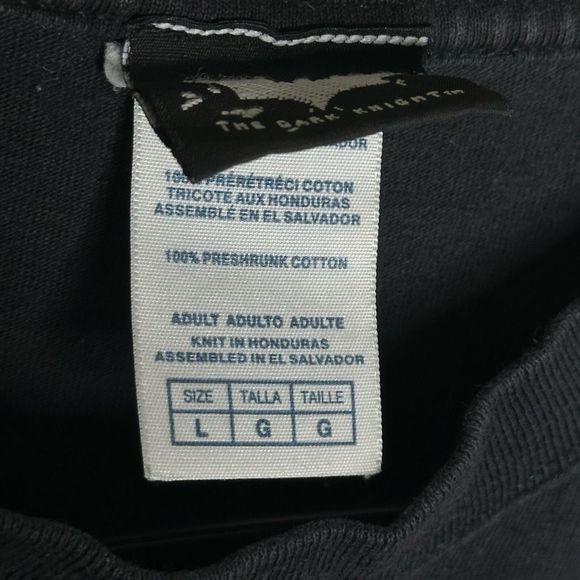 Y2K Batman The Dark Knight Promo T-Shirt Size L - Picture 4 of 6